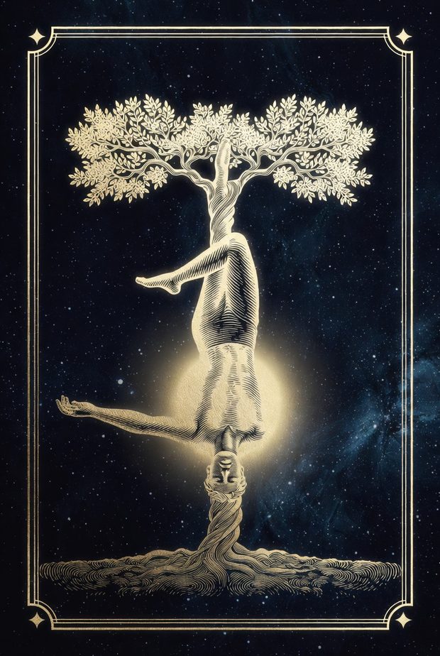 Asılan Adam tarot kartı görseli